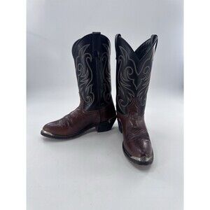 Laredo Mens 7835‎ Boots 9 EW Brown Leather Western Cowboy Square Toe Riding Laredo | Shoes | Laredo Mens 7835 Boots 9 Ew Brown Leather  main image 4